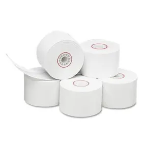 1 3/4" x 150' Thermal Paper Cash Register/POS Paper Rolls; 10 rolls/carton - White