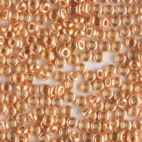 11/0 Demi Round PermaFinish Rose Gold - 10 grams