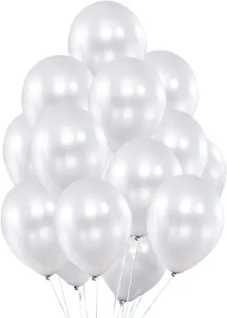 12" Helium Grade Metallic Balloons - 100/Bag