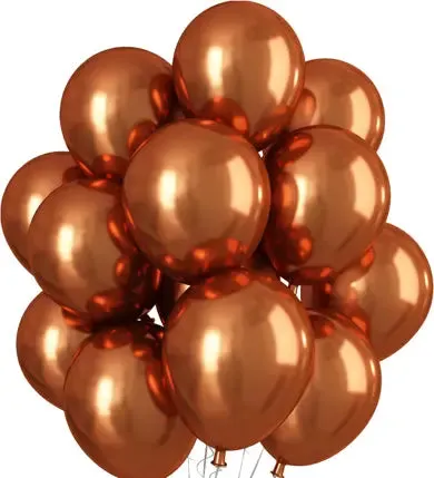 12" Helium Grade Metallic Balloons - 100/Bag