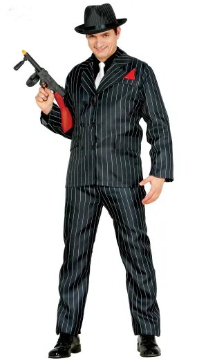 1920's Pinstripe Gangster Suit Costume