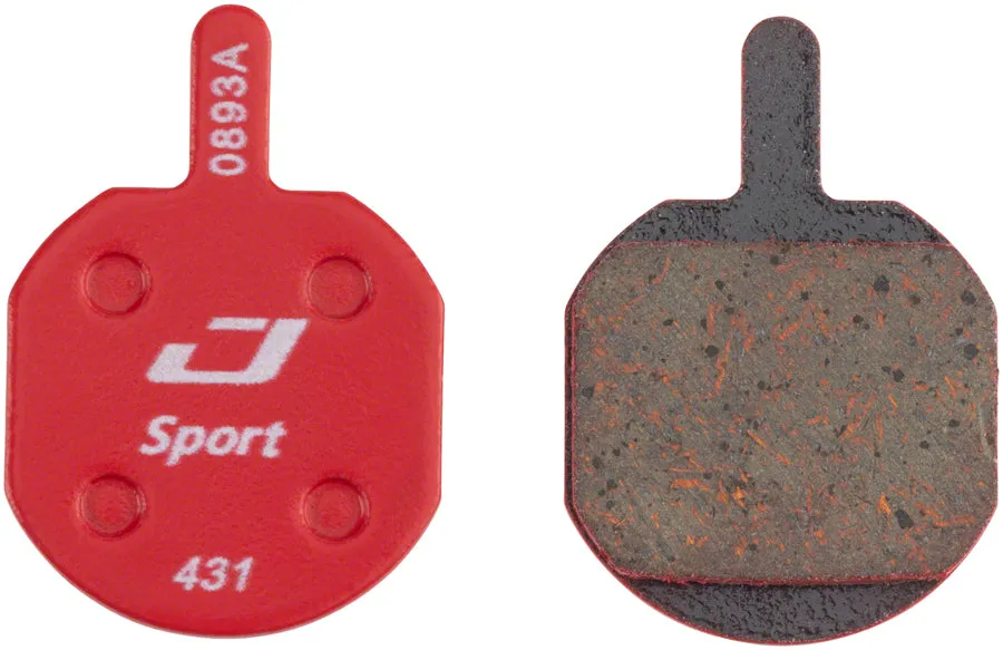 2 Pack Jagwire Mountain Sport Semi-Metallic Disc Brake Pads | Hayes CX, MX, Sole