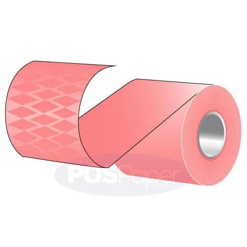 3.125" x 170' Pink MAXStick 21# Direct Thermal "Sticky Paper" (32 rolls/case) - Diamond Adhesive