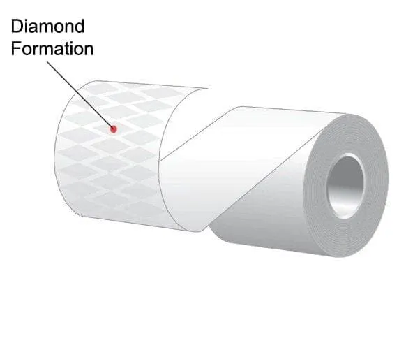 3.125" x 240' MAXStick 15# Direct Thermal "Sticky Paper" (32 rolls/case) - Diamond Adhesive