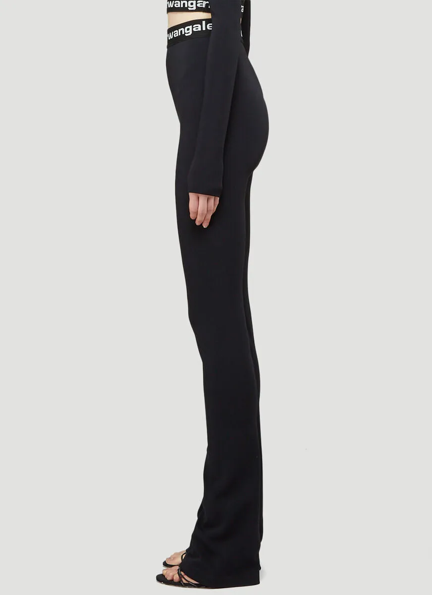 Alexander Wang Flared Logo Pants