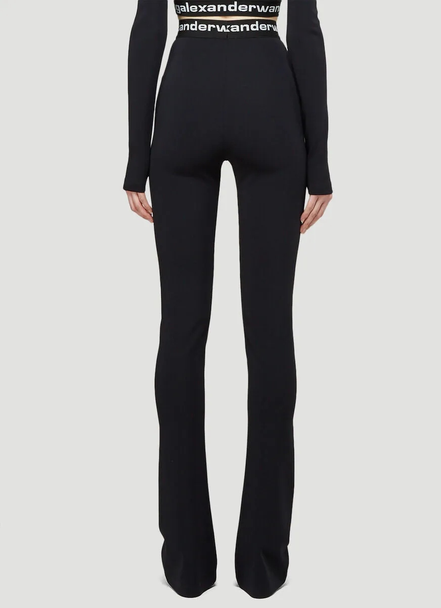 Alexander Wang Flared Logo Pants