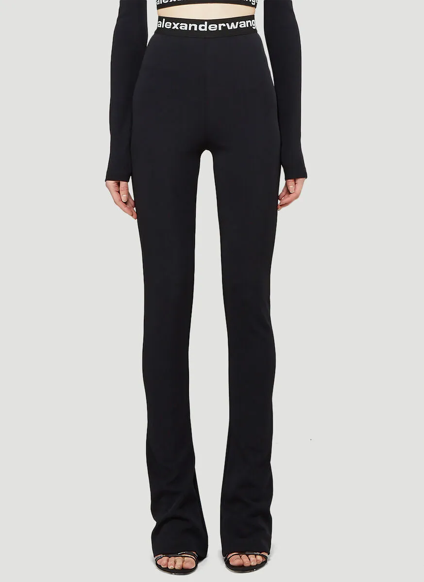 Alexander Wang Flared Logo Pants