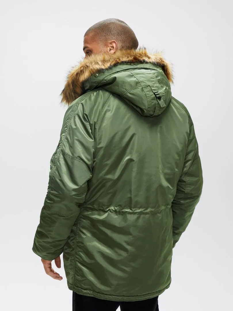 Alpha Slim Fit N-3B Parka - Sage