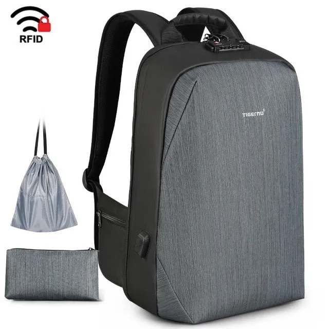 Anti Theft TSA Lock Fashionable Backpack