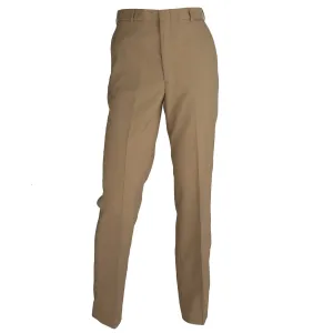 AS-IS NAVY Men's Khaki Poly Wool Trouser - Classic Fit