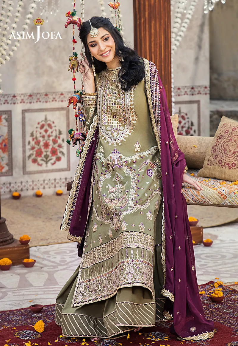 Asim Jofa Luxury Lawn Collection 2023 – AJLR-06