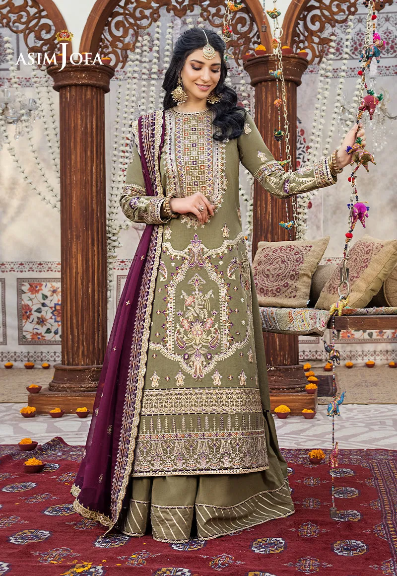 Asim Jofa Luxury Lawn Collection 2023 – AJLR-06