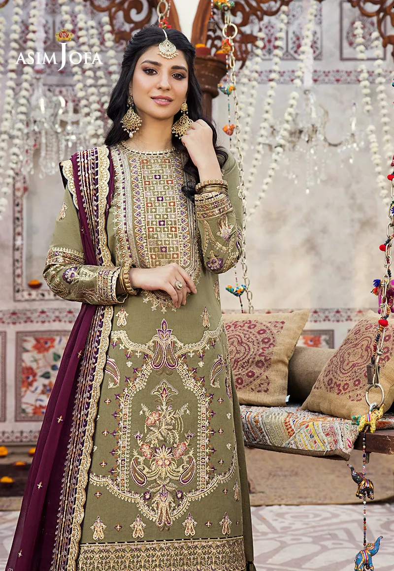 Asim Jofa Luxury Lawn Collection 2023 – AJLR-06