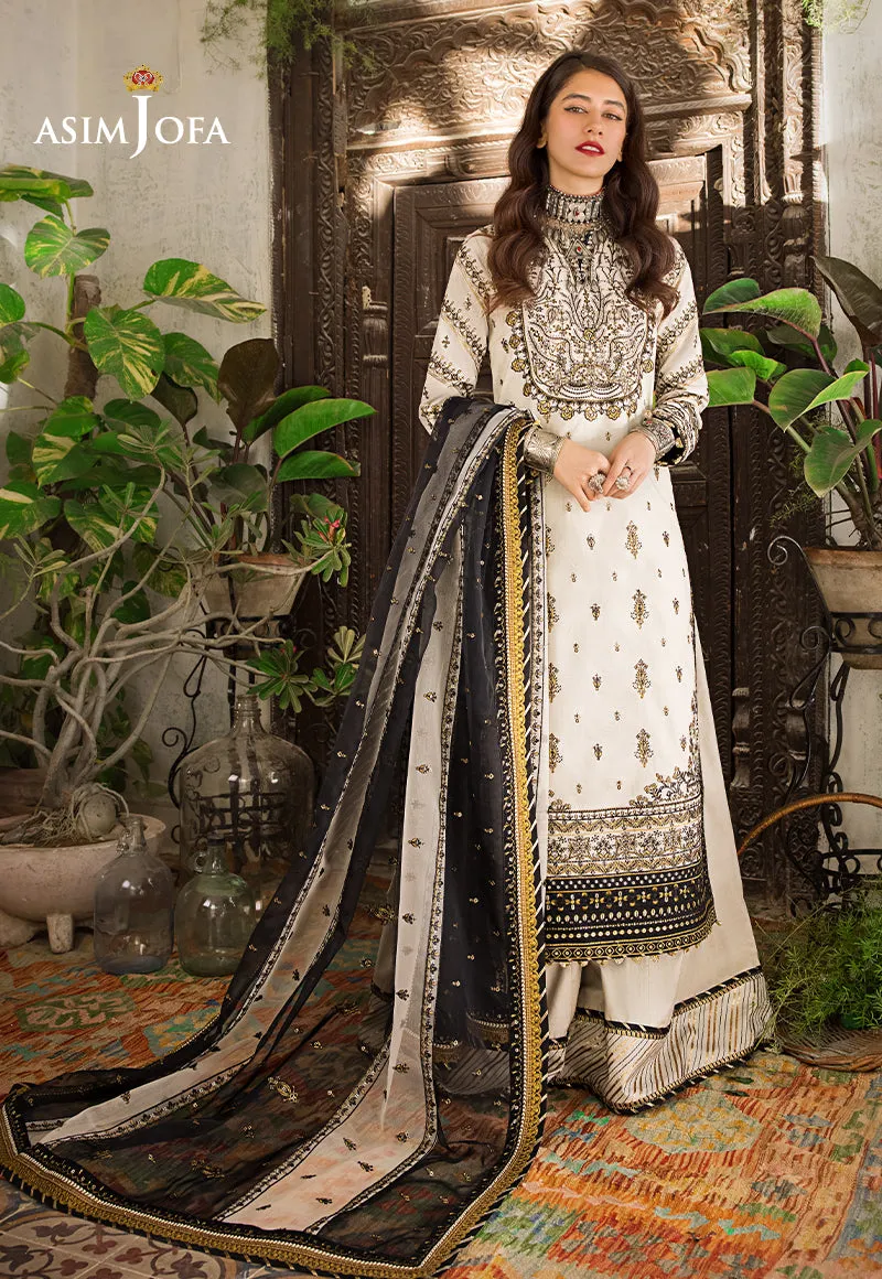 Asim Jofa Luxury Lawn Collection 2023 – AJLR-18