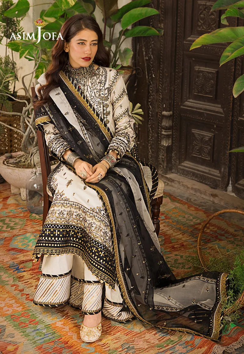 Asim Jofa Luxury Lawn Collection 2023 – AJLR-18