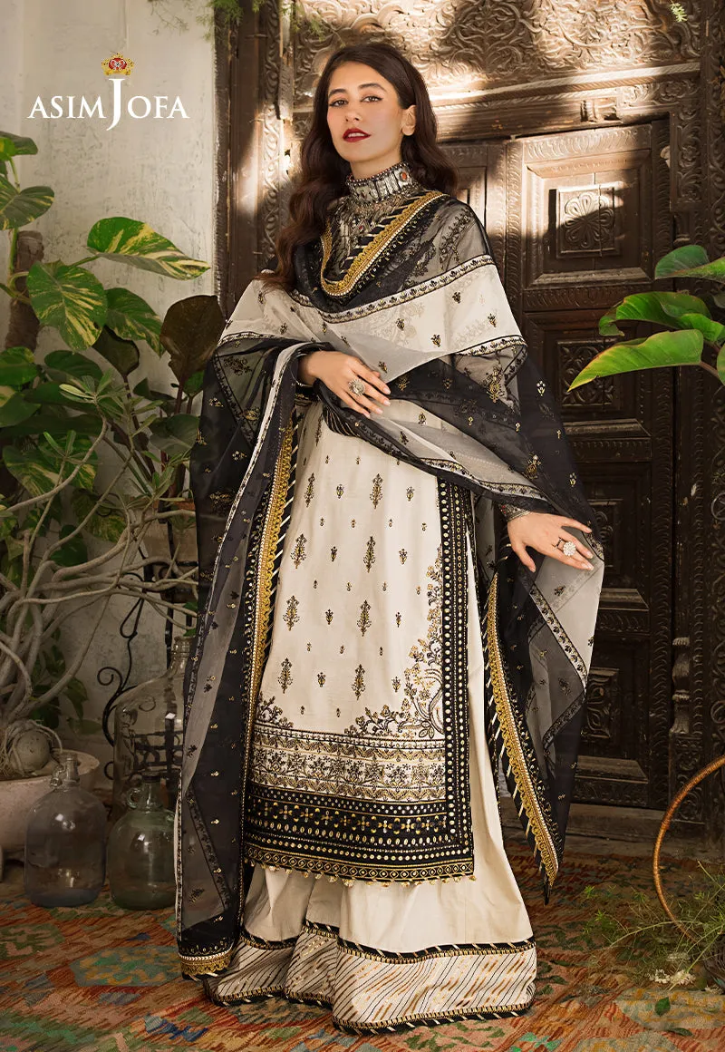 Asim Jofa Luxury Lawn Collection 2023 – AJLR-18