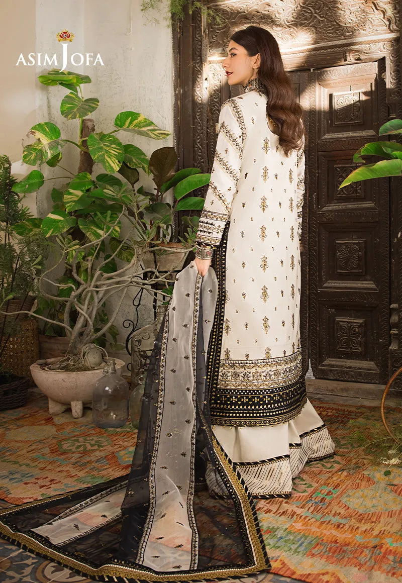 Asim Jofa Luxury Lawn Collection 2023 – AJLR-18