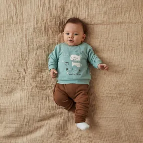 Bebetto Sweatshirt & Jogger Set Bear (6mths-2yrs)