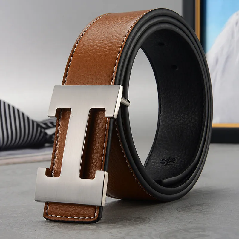 Belt Men's Casual Trendy All-Match Middle-Aged Persons Youth Pants Belt