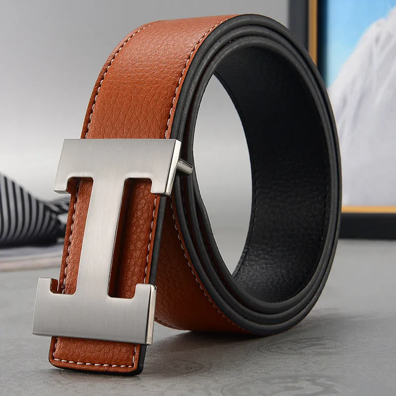 Belt Men's Casual Trendy All-Match Middle-Aged Persons Youth Pants Belt