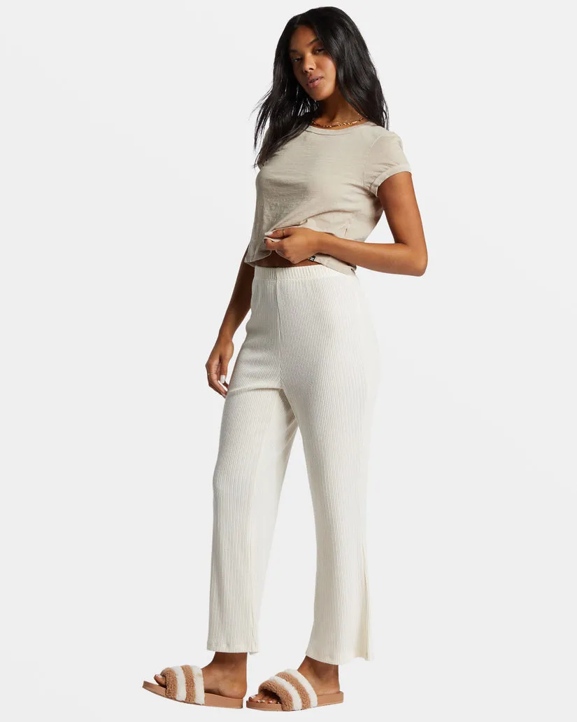 BILLABONG Lana Rib Knit Flare Pant