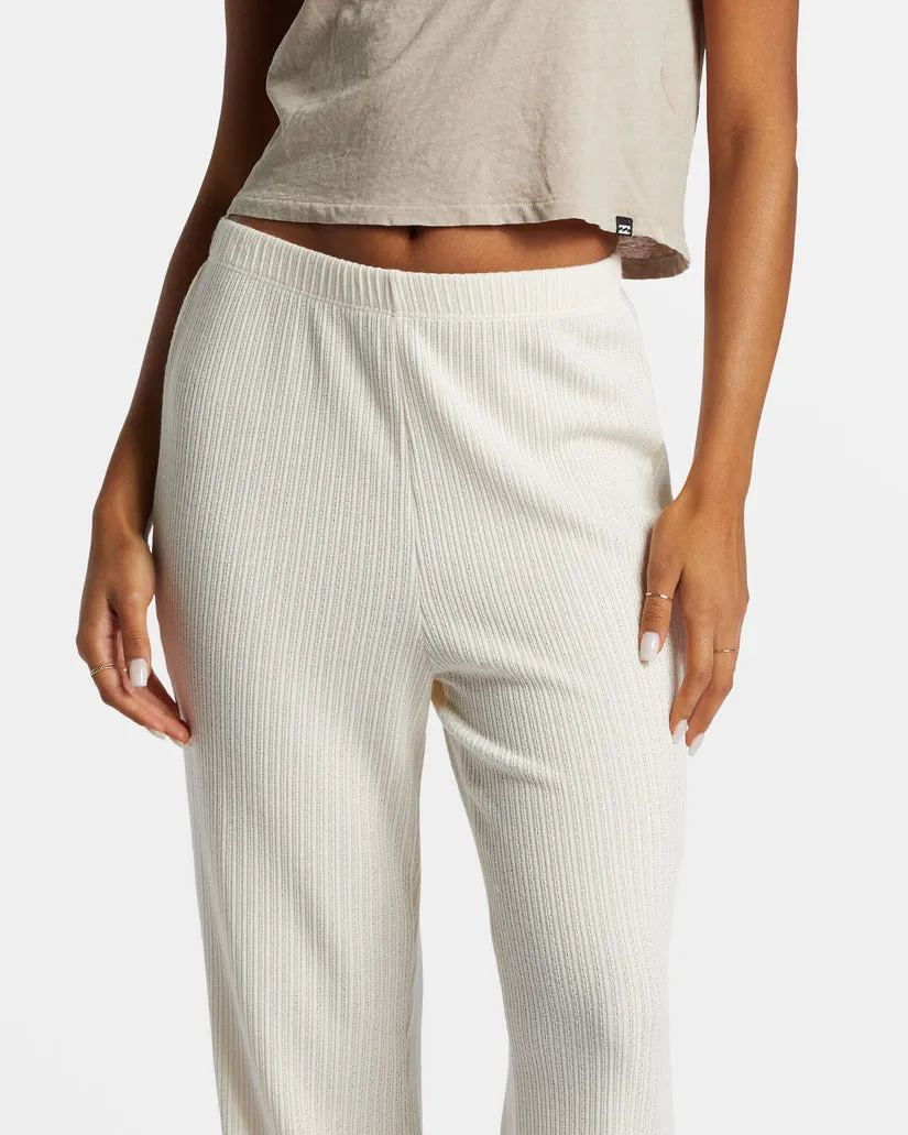 BILLABONG Lana Rib Knit Flare Pant