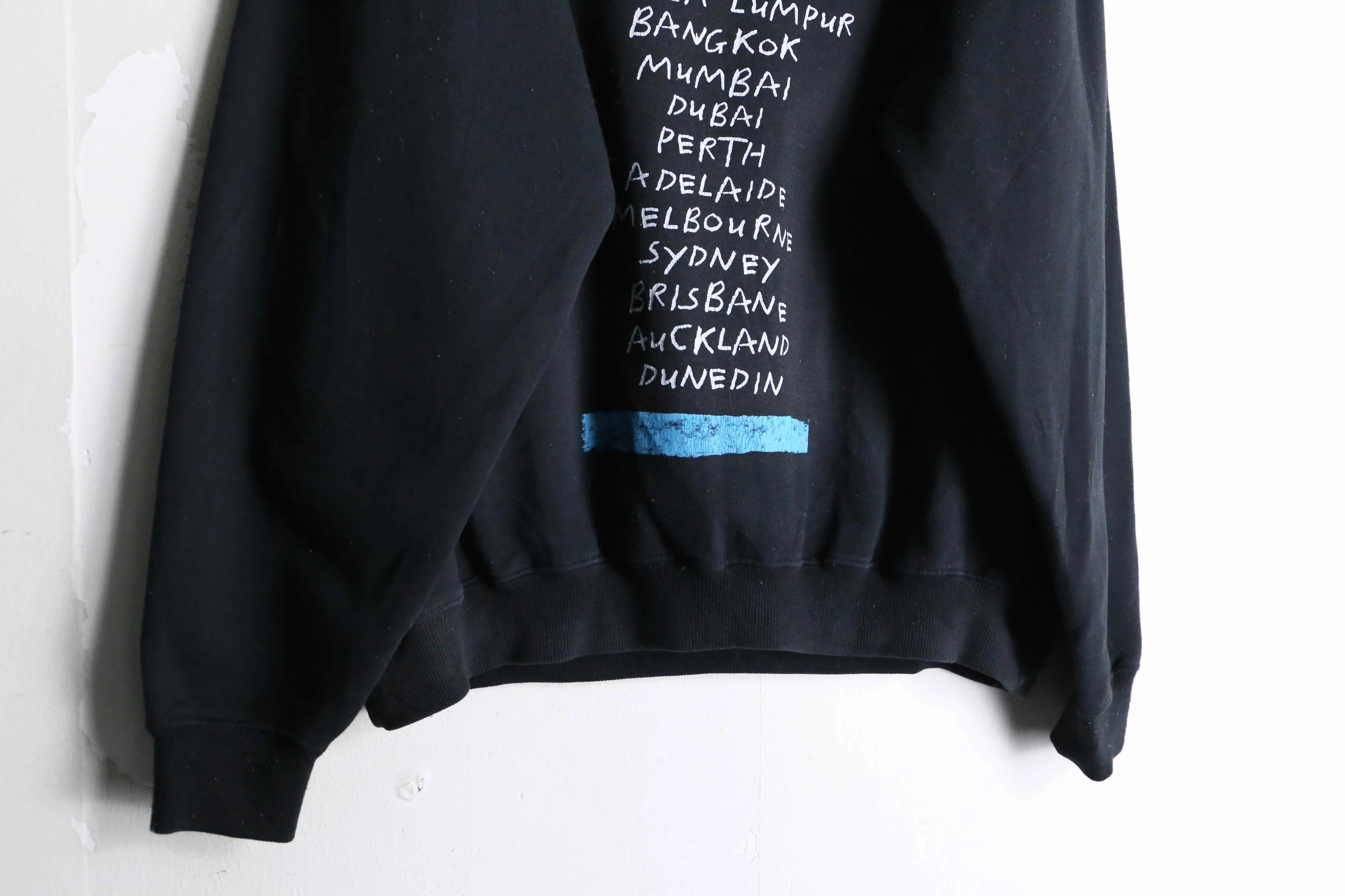 black color "Ed Sheeran" design parka