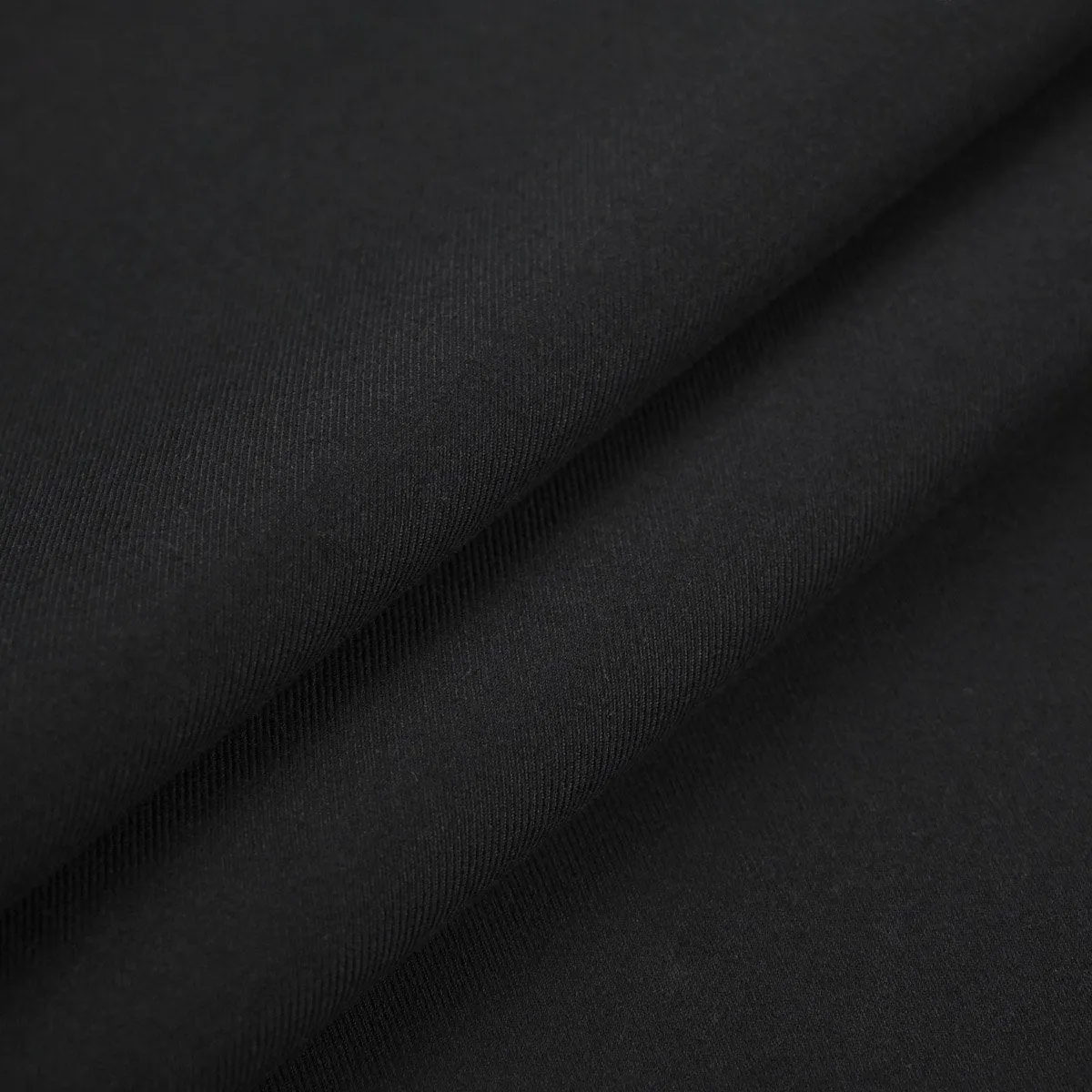 Black Stretchy Twill Fabric 24