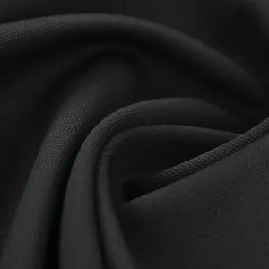 Black Suiting Wool Fabric 4396