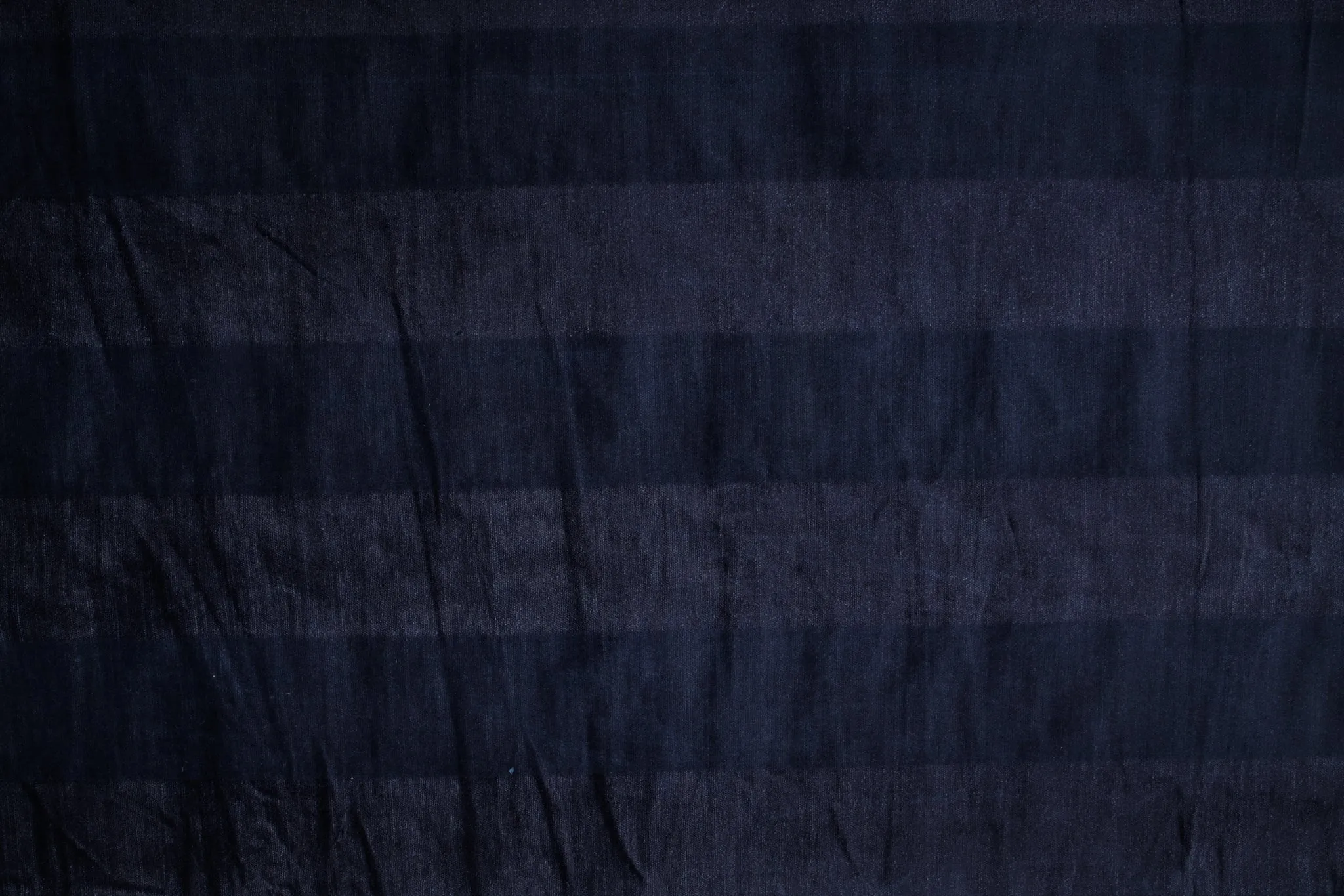 Blue Stripes Viscose Velvet Fabric