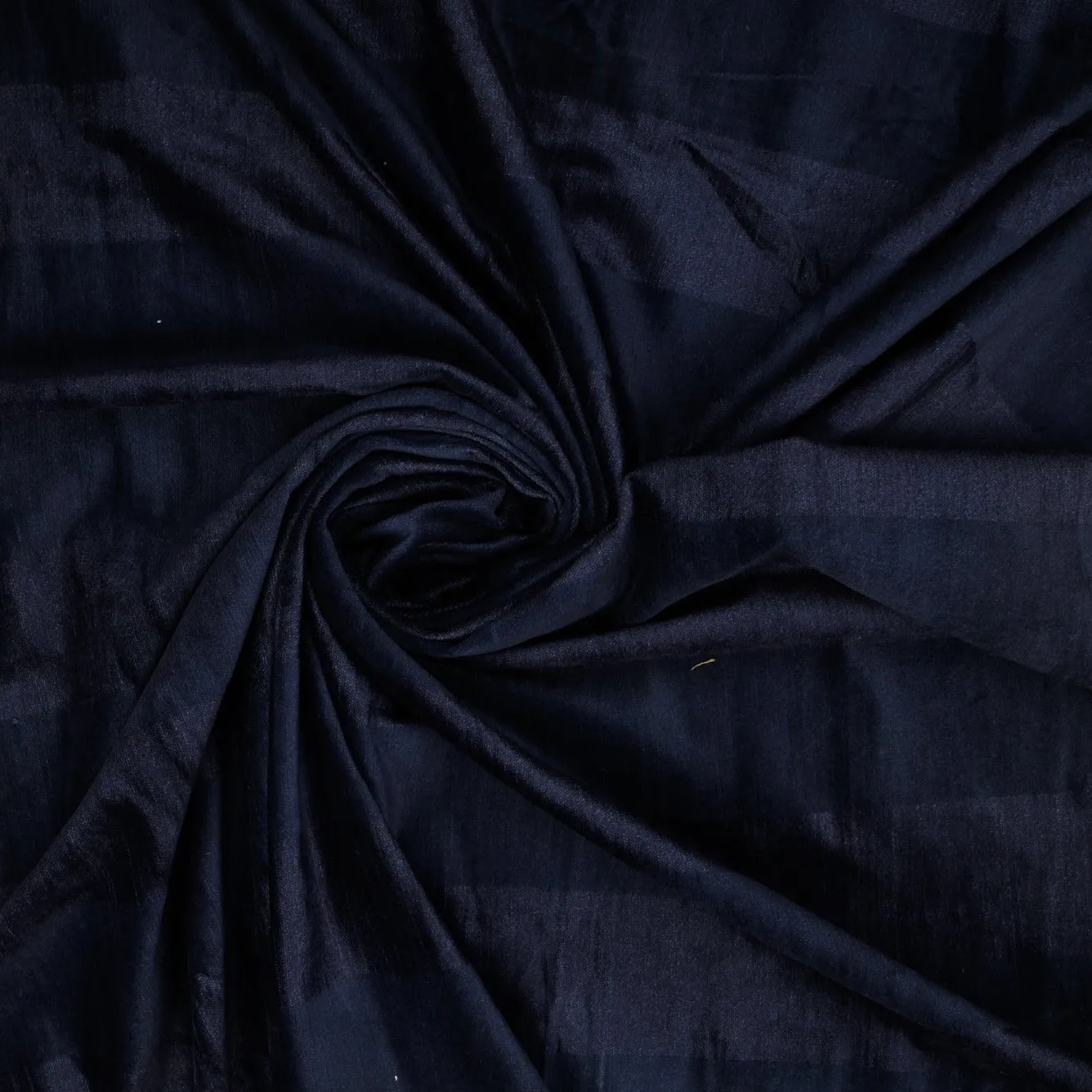 Blue Stripes Viscose Velvet Fabric