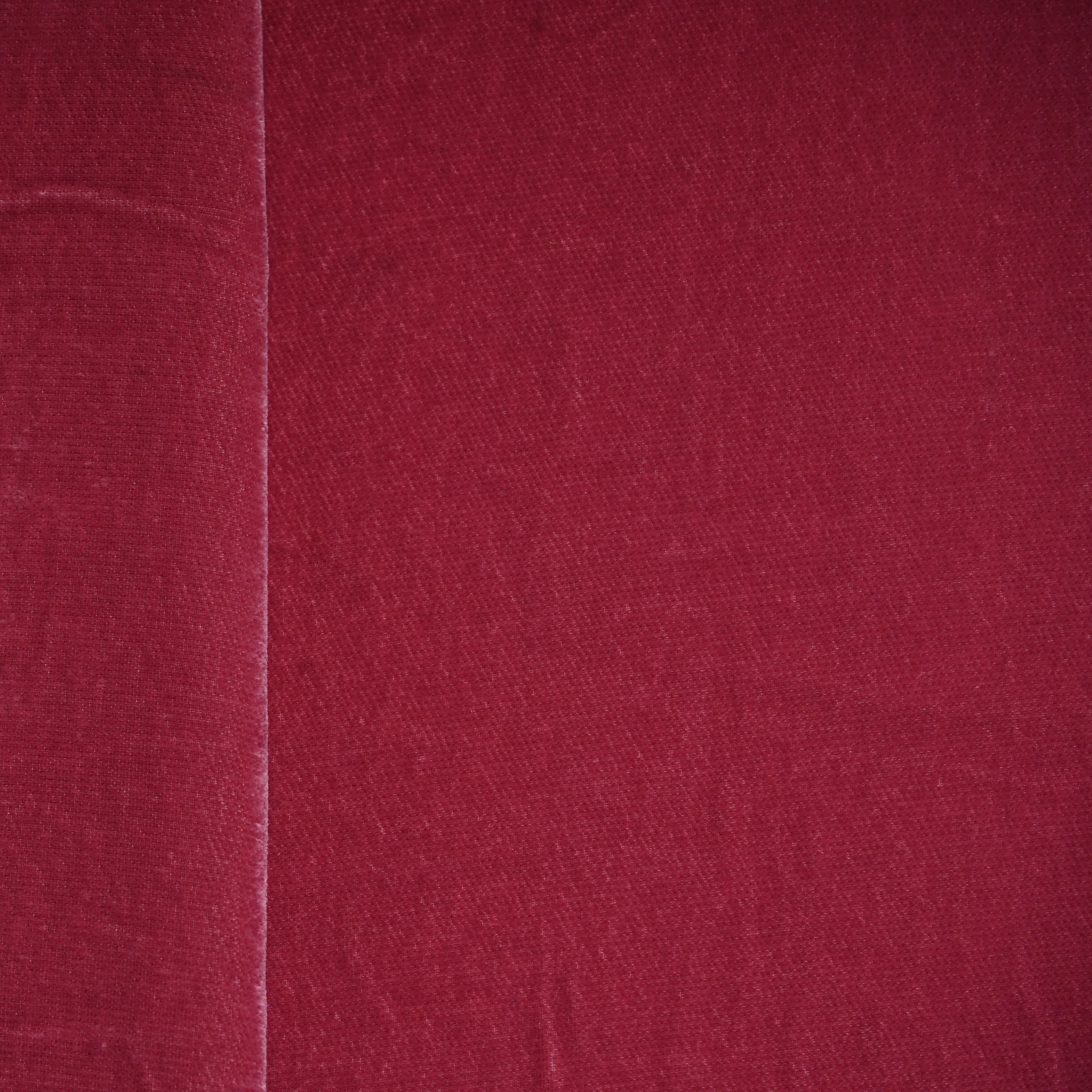 Brick Red Solid Velvet Fabric 20931