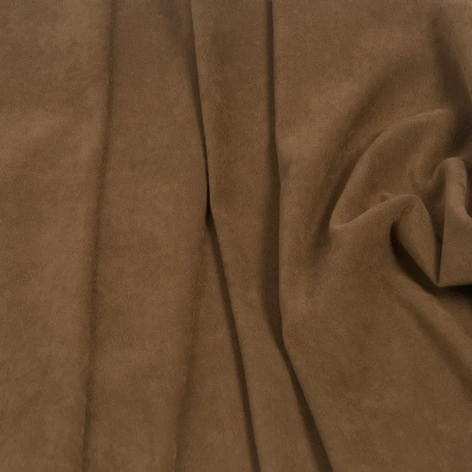 Brown Poly Stretch Fabric 203