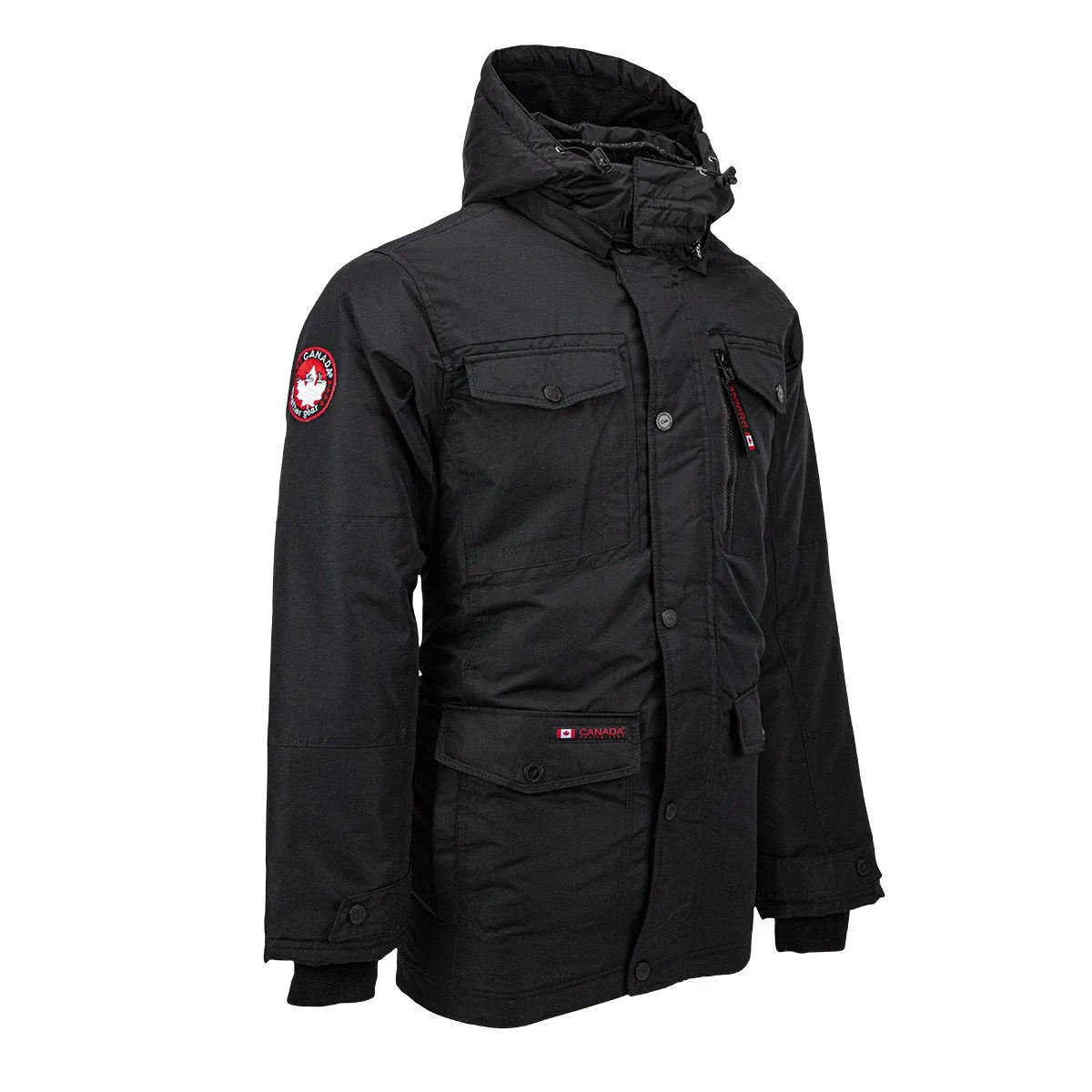 Canada Weather Gear Men's Hooded Parka Jacket