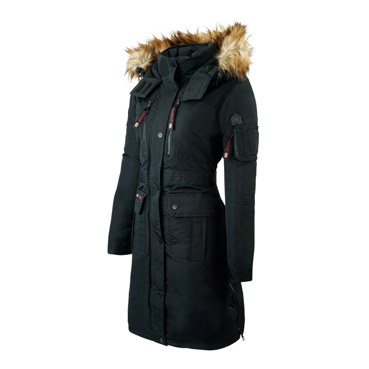 Canada Weather Gear Women's Mid Length Parka Jacket