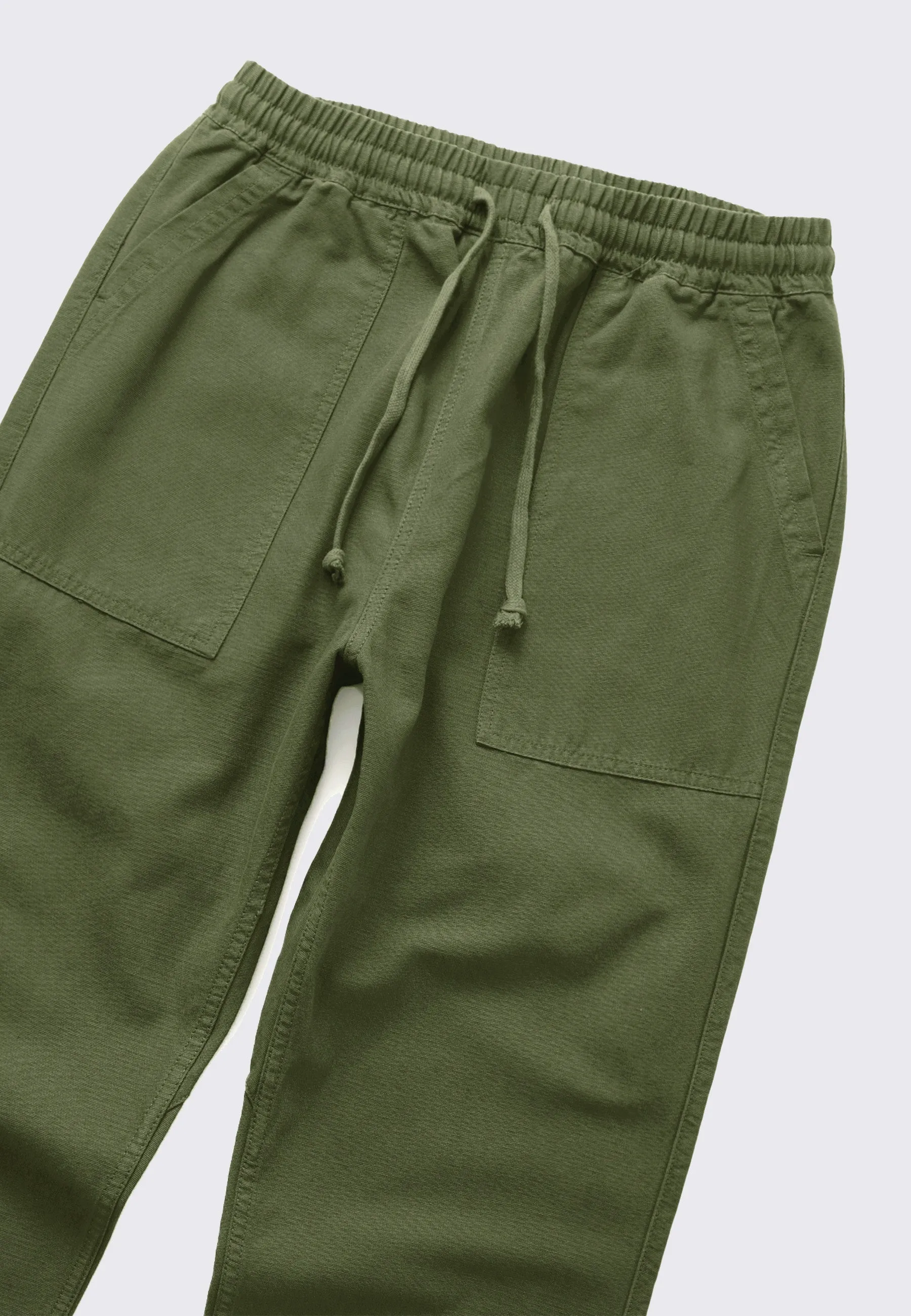 Canvas Chef Pant - Olive