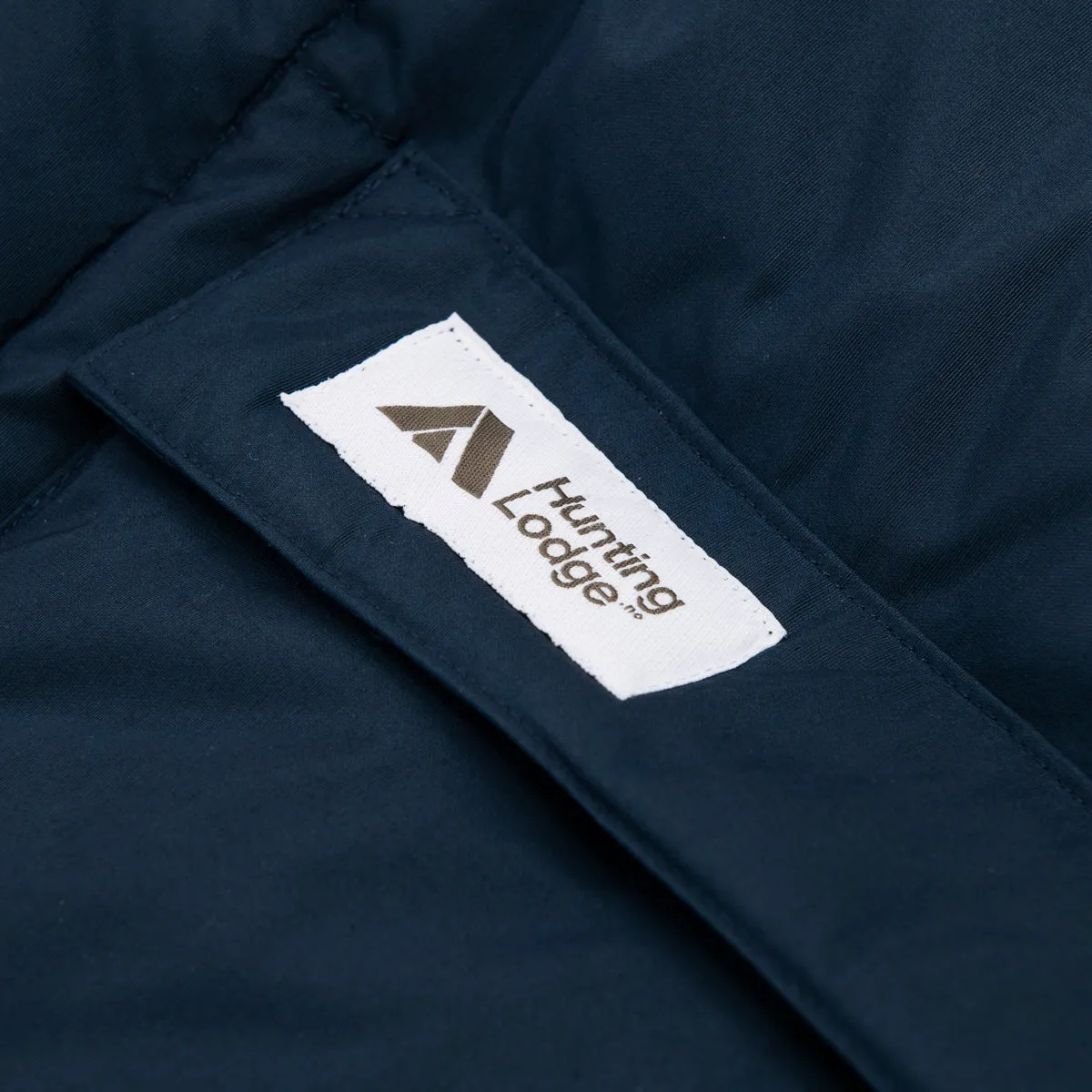 Classico Down Parka - Navy/Khaki