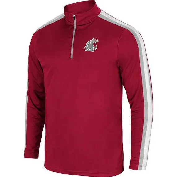 Colosseum Men's Crimson WSU 1/4 Zip