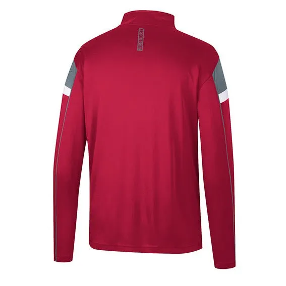 Colosseum Men's Golf Match Crimson WSU 1/4 Zip