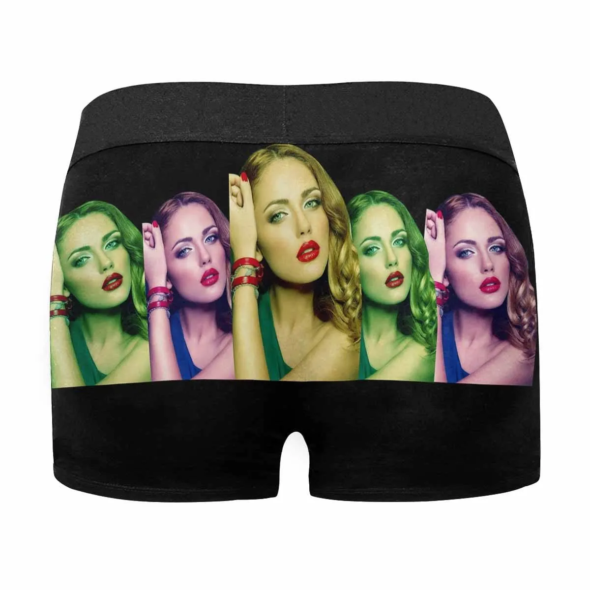 Custom Face Discoloration Men's Boxer Briefs Made for You Custom Underwear For Valentine's Day Gift