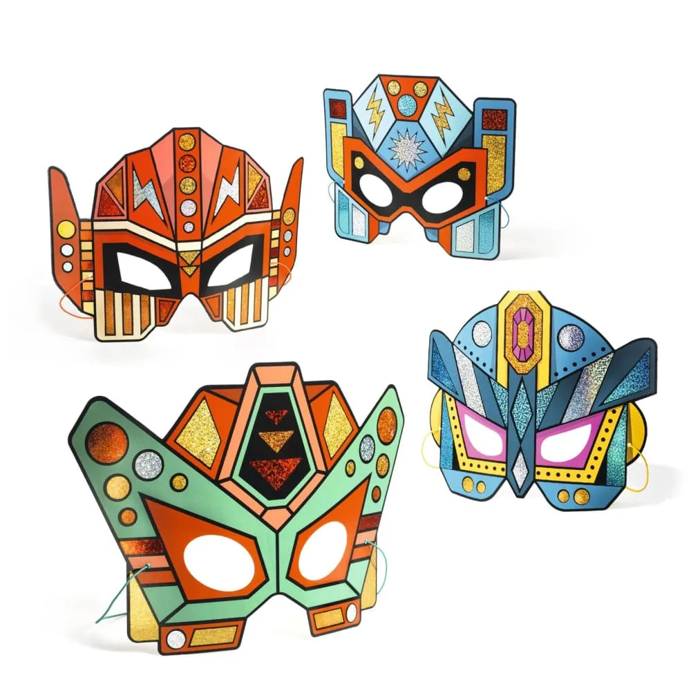 Djeco Do It  Yourself - 4 Super Robot Masks