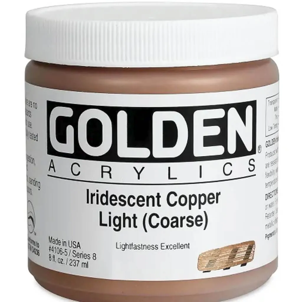 Golden Heavy Body Artist Acrylic Iridescent Paint 8oz