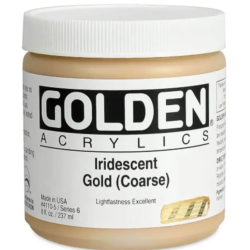 Golden Heavy Body Artist Acrylic Iridescent Paint 8oz