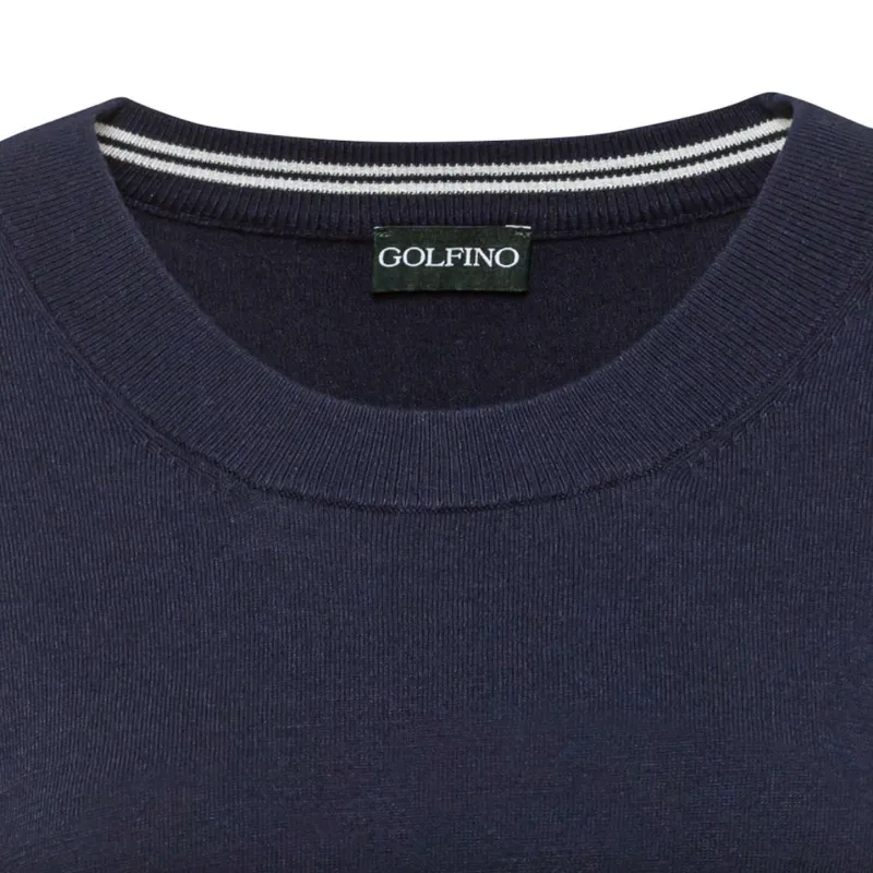 Golfino Ana Crew Neck Pullover - Navy