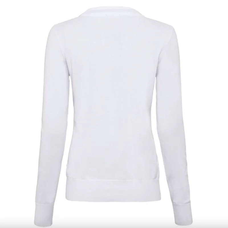 Golfino Ana Crew Neck Pullover - White