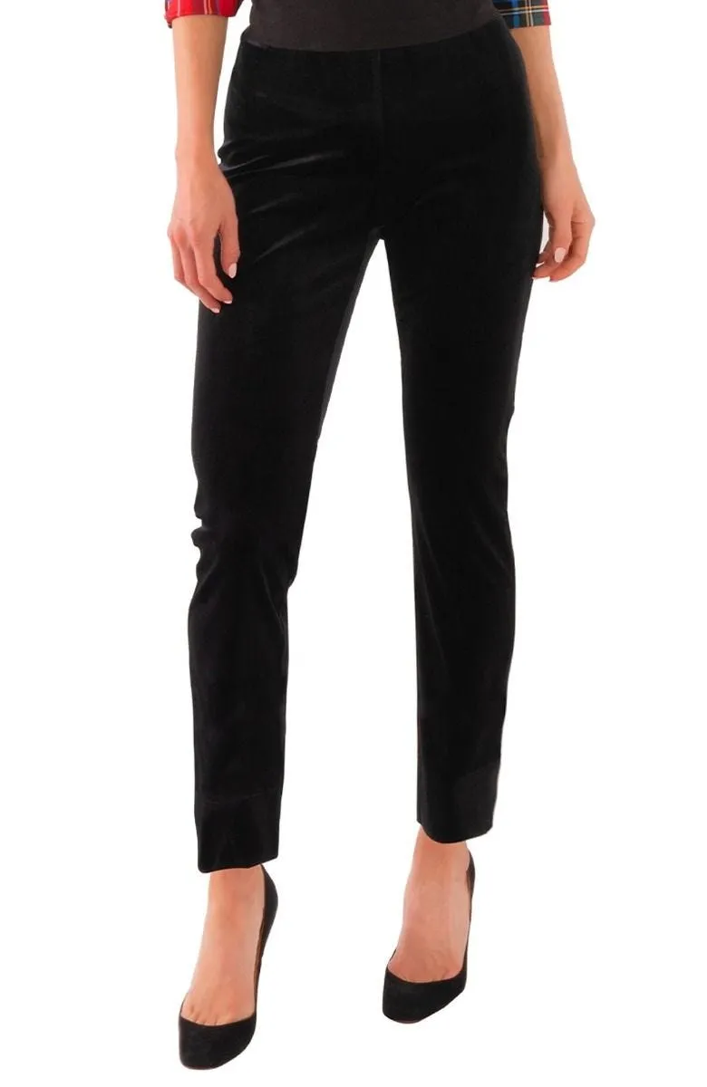 Gretchen Scott Pull On Pant - Silky Velvet - Black