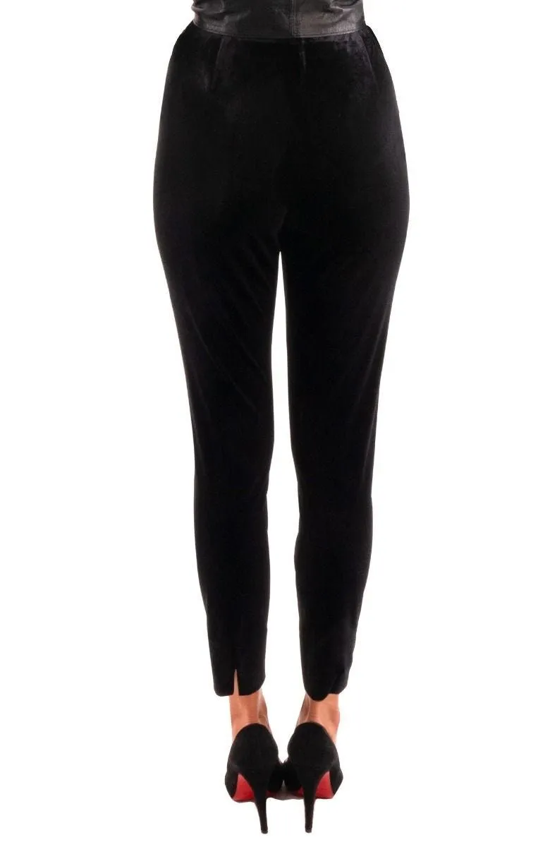 Gretchen Scott Pull On Pant - Silky Velvet - Black