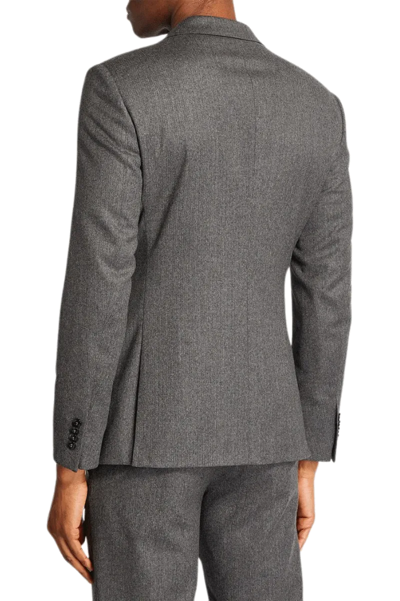 Grey Regular fit 2-Piece 2 Button Suit