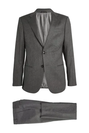 Grey Regular fit 2-Piece 2 Button Suit