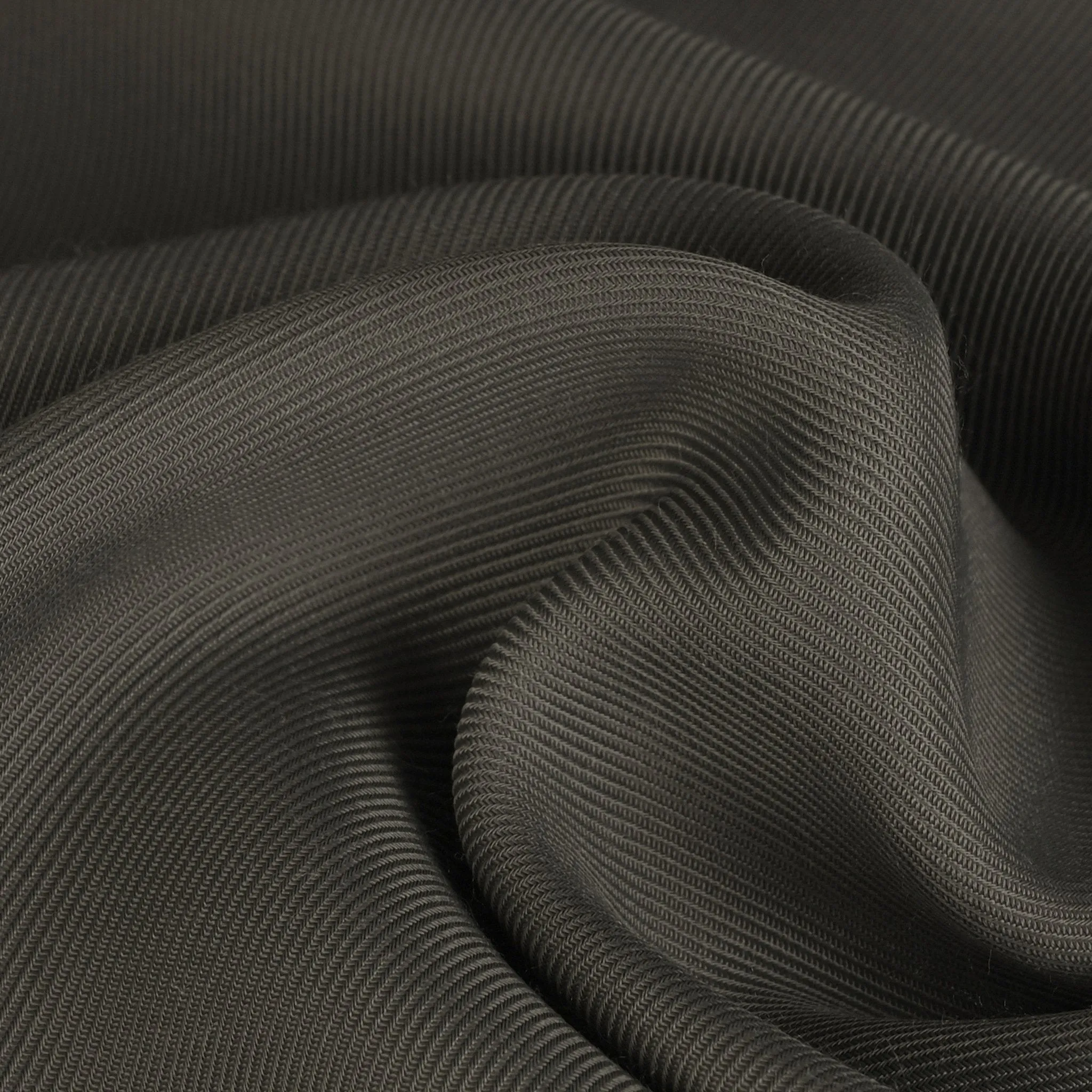 Grey Viscose Twill 8009